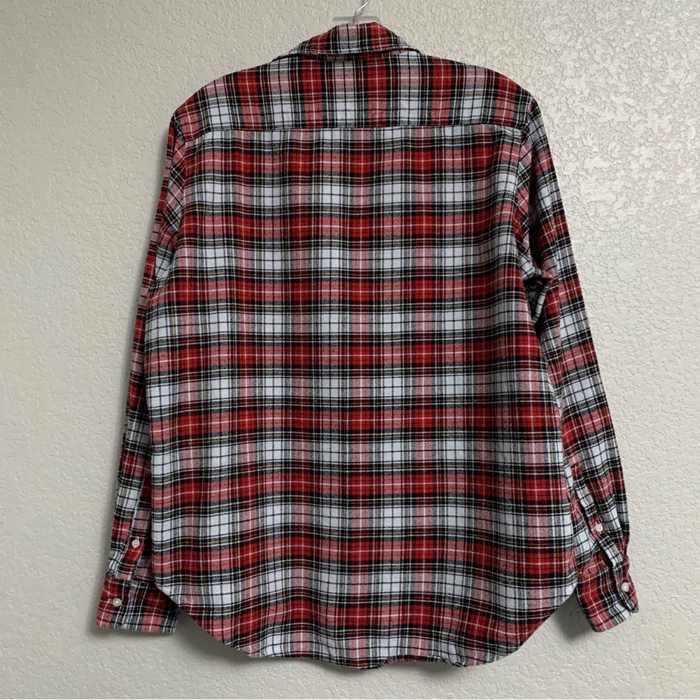 Frank and Eileen Shirt Top Women S Plaid Relaxed Button Up Preppy Italian Red - Picture 4 of 16